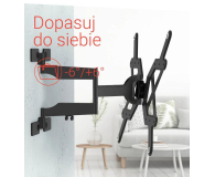 HAMA LCD/LED VESA 400X400 FULLMOTION ULTRA SLIM - 1466501 - zdjęcie 7